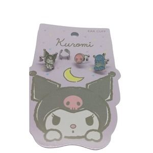 Kuromi Sanrio ear cuffs
